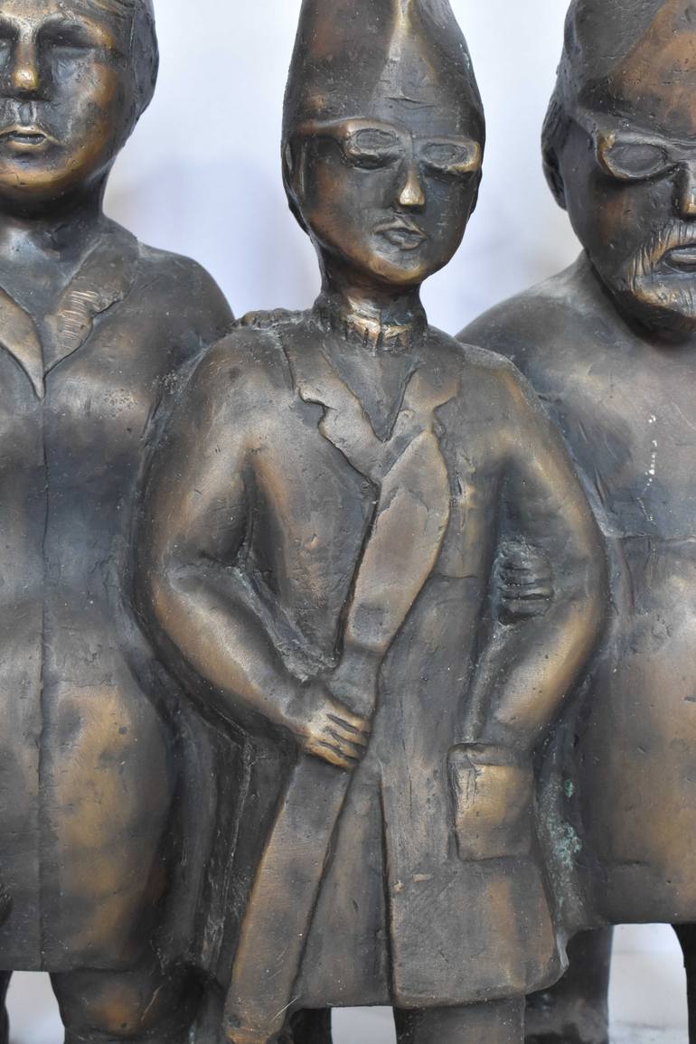 Original Figurative People Sculpture by Bohdan Bilinchuk
