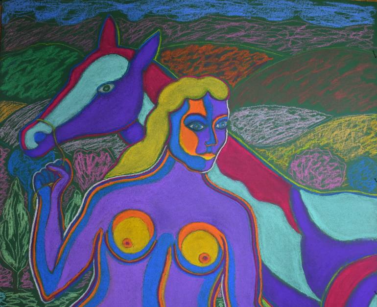 Original Modernism Nude Painting by Bohdan Bilinchuk