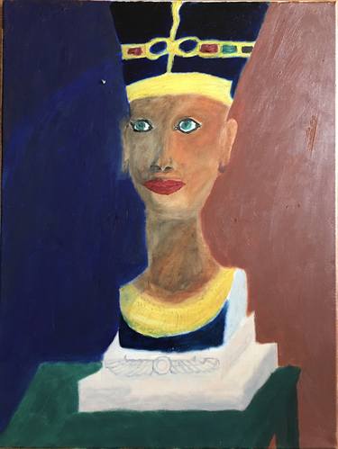 Nefertiti Sculpture Painting thumb