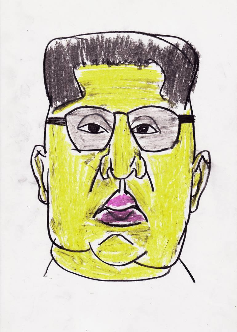 Kim Jong-un Drawing by Daniel Karotka | Saatchi Art