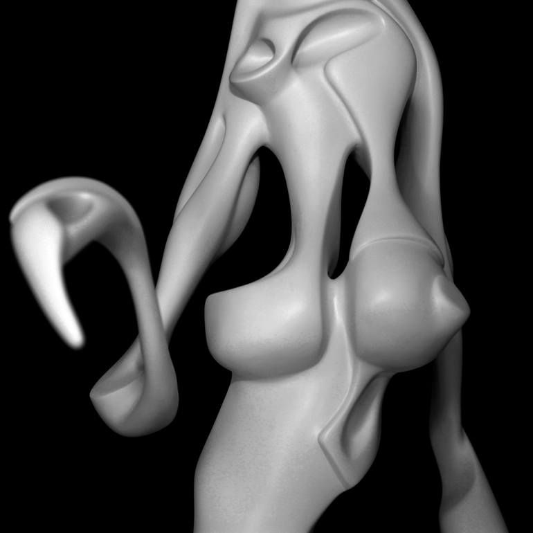 Original Abstract Expressionism Abstract Sculpture by Sven Bergholz