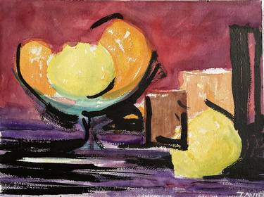Original Expressionism Still Life Paintings by Javier Rodriguez