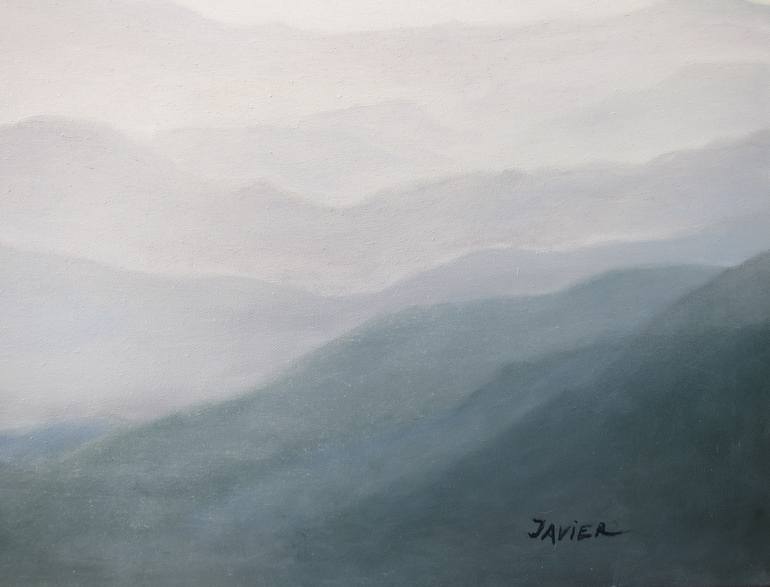 Original Figurative Landscape Painting by Javier Rodriguez