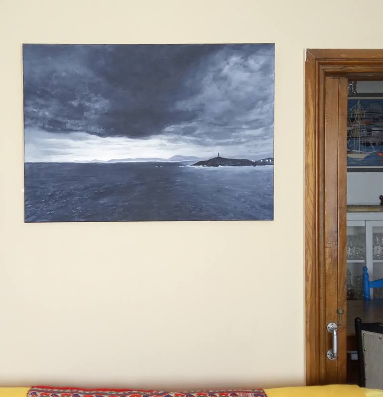 Original Figurative Landscape Painting by Javier Rodriguez