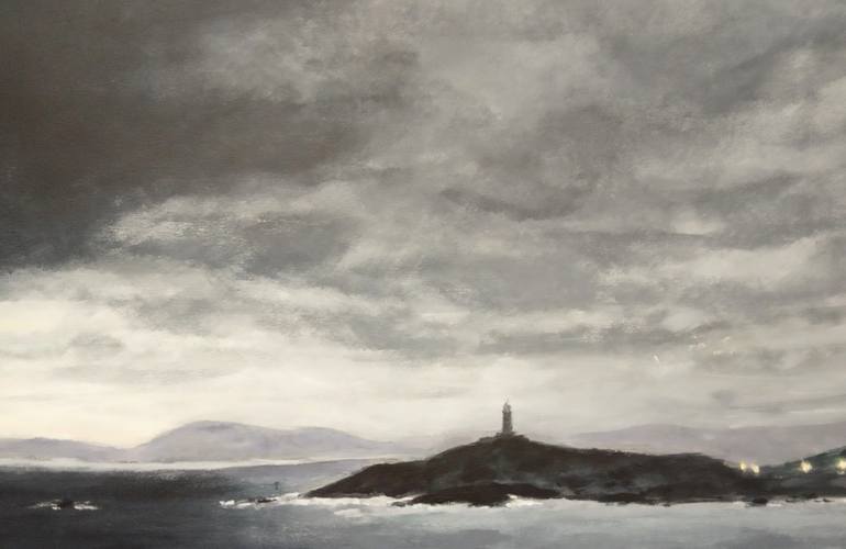 Original Figurative Landscape Painting by Javier Rodriguez