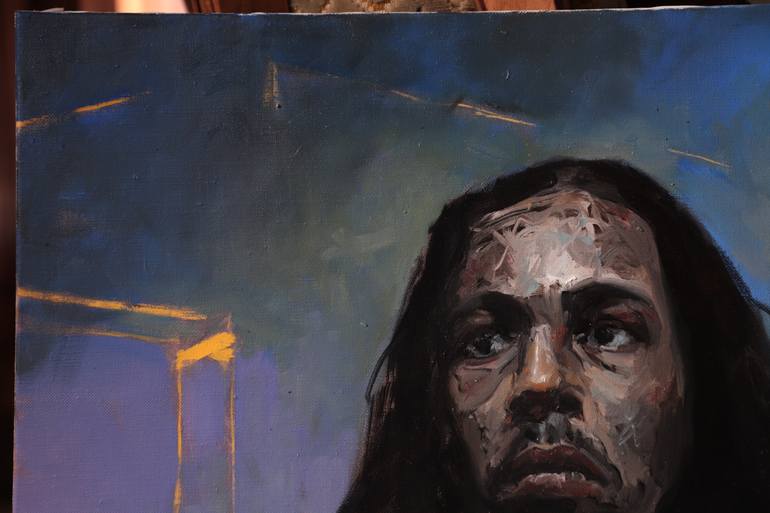 Original Figurative Men Painting by Boris Garanger