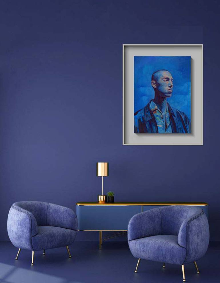 Original Expressionism People Painting by Boris Garanger