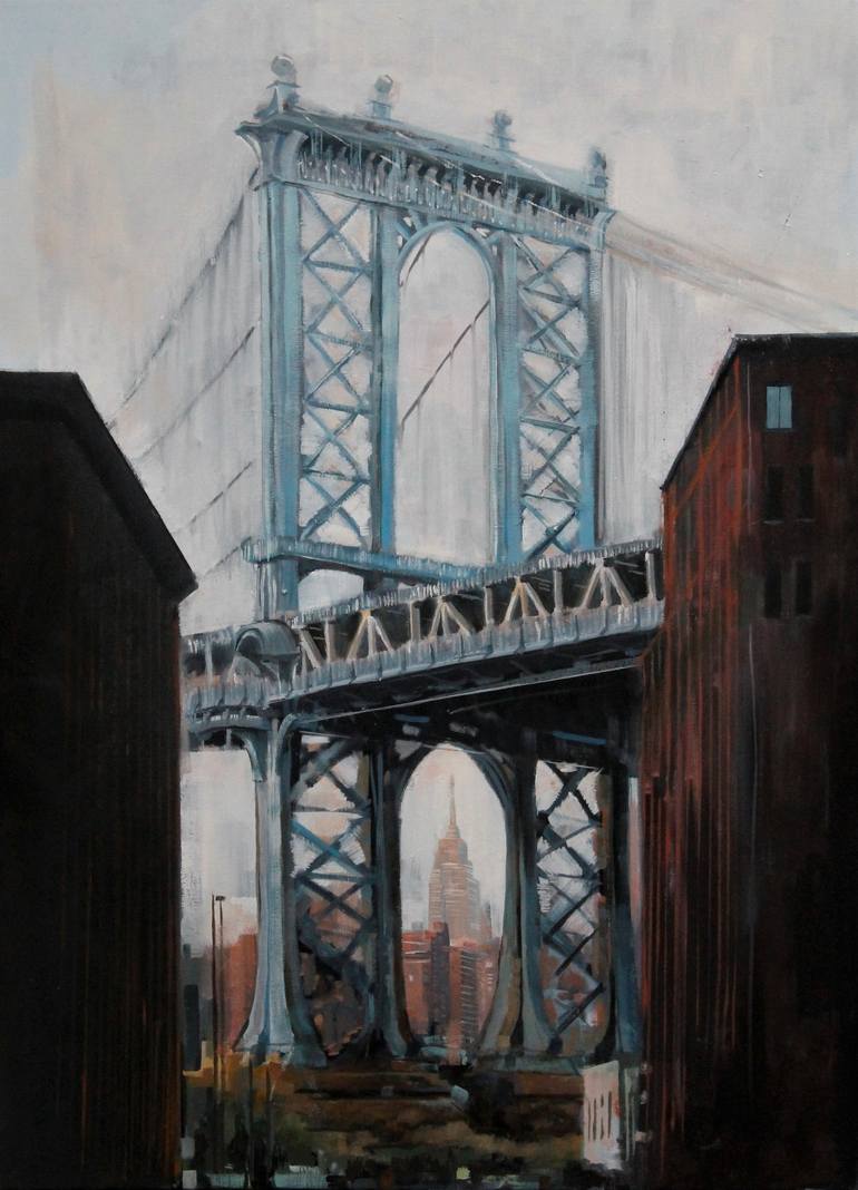 Original Abstract Landscape Paintings by Boris Garanger
