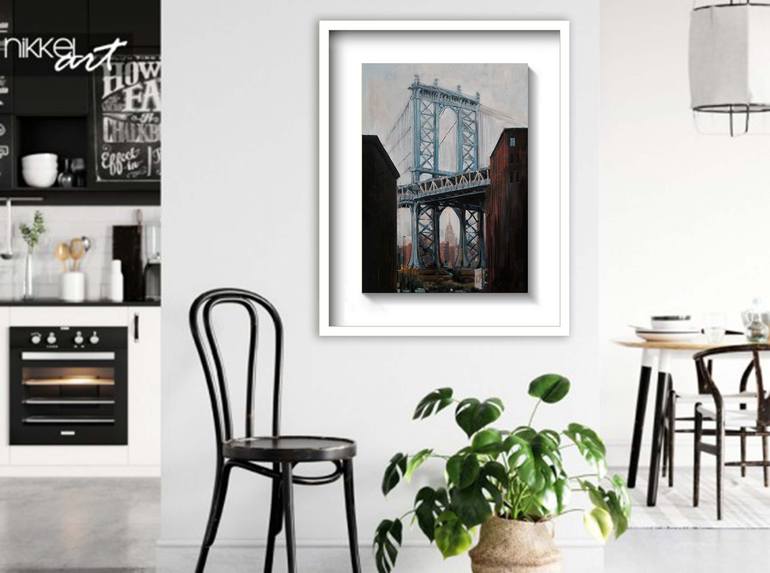 Original Abstract Landscape Painting by Boris Garanger