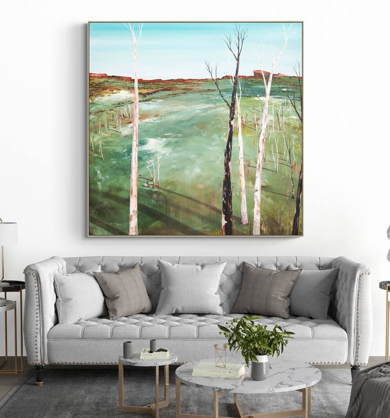 Original Abstract Landscape Painting by Tania Chanter