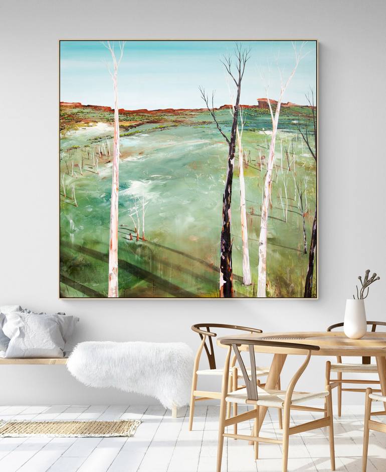 Original Abstract Landscape Painting by Tania Chanter