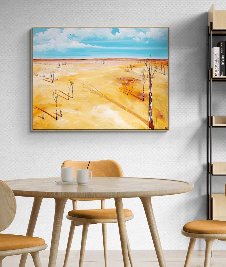 Original Abstract Landscape Painting by Tania Chanter