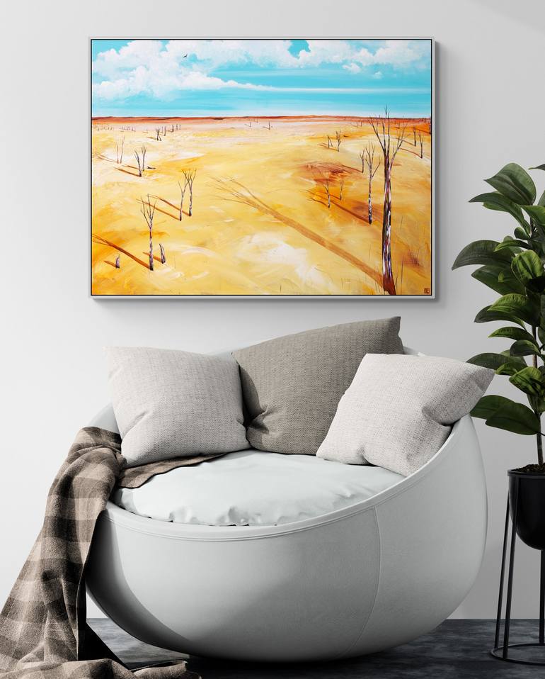 Original Abstract Landscape Painting by Tania Chanter