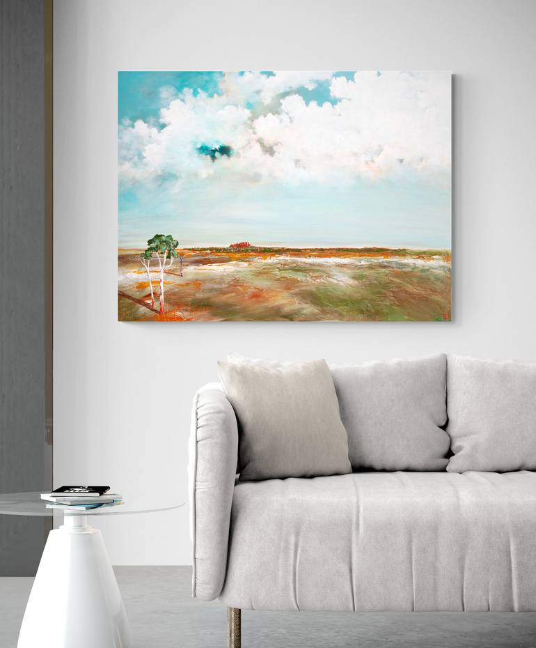 Original Abstract Landscape Painting by Tania Chanter