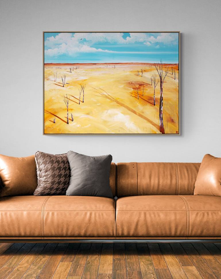 Original Abstract Landscape Painting by Tania Chanter