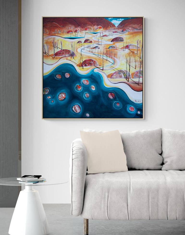 Original Abstract Painting by Tania Chanter