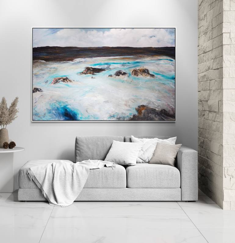 Original Seascape Painting by Tania Chanter