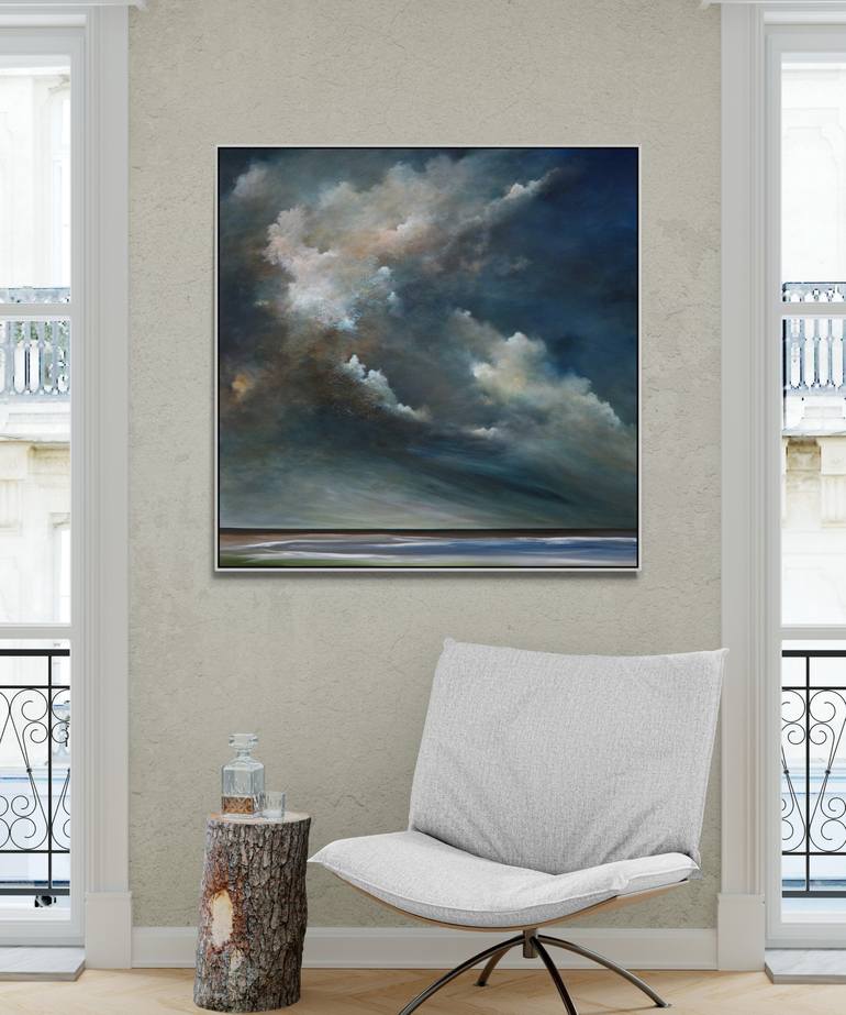 Original Abstract Seascape Painting by Tania Chanter