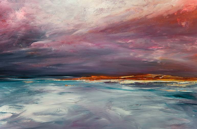 Original Abstract Seascape Painting by Tania Chanter