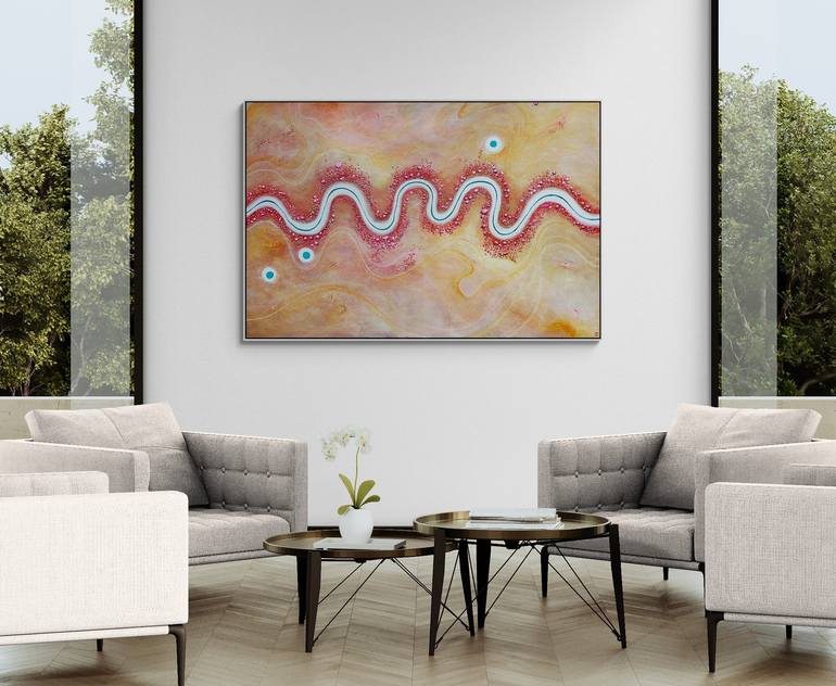 Original Abstract Landscape Painting by Tania Chanter