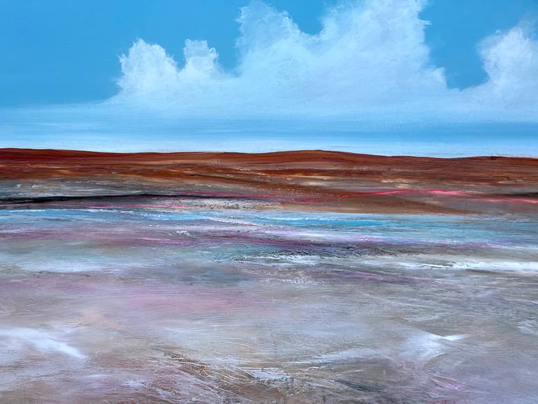 Original Abstract Beach Painting by Tania Chanter