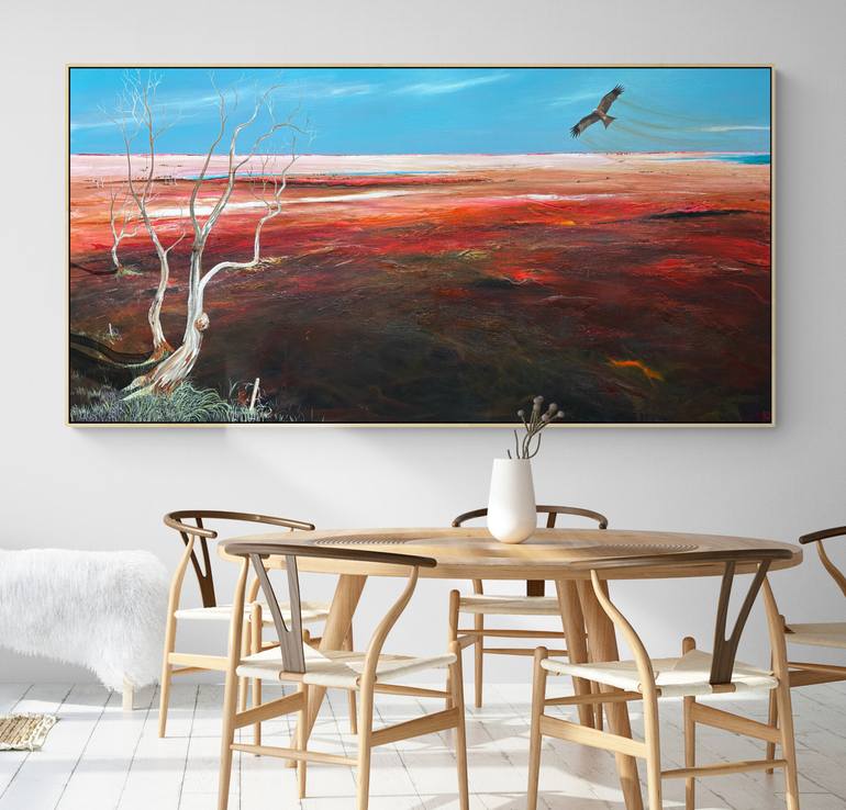 Original Abstract Landscape Painting by Tania Chanter