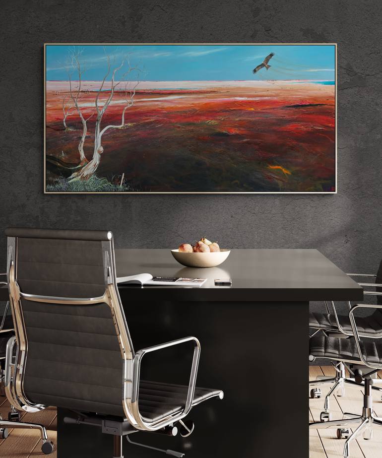 Original Abstract Landscape Painting by Tania Chanter