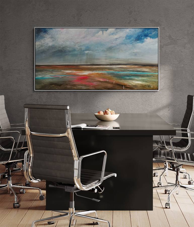 Original Abstract Landscape Painting by Tania Chanter