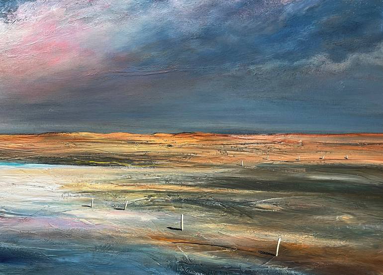 Original Abstract Seascape Painting by Tania Chanter