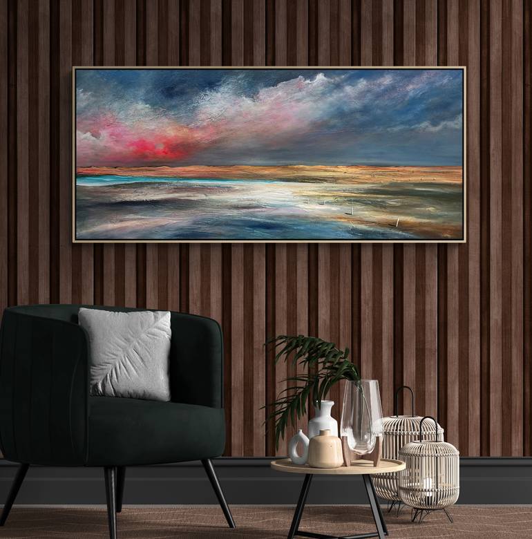 Original Abstract Seascape Painting by Tania Chanter