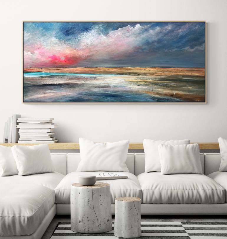 Original Abstract Seascape Painting by Tania Chanter