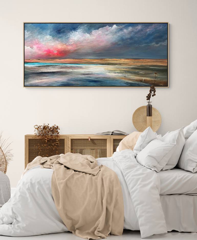 Original Abstract Seascape Painting by Tania Chanter