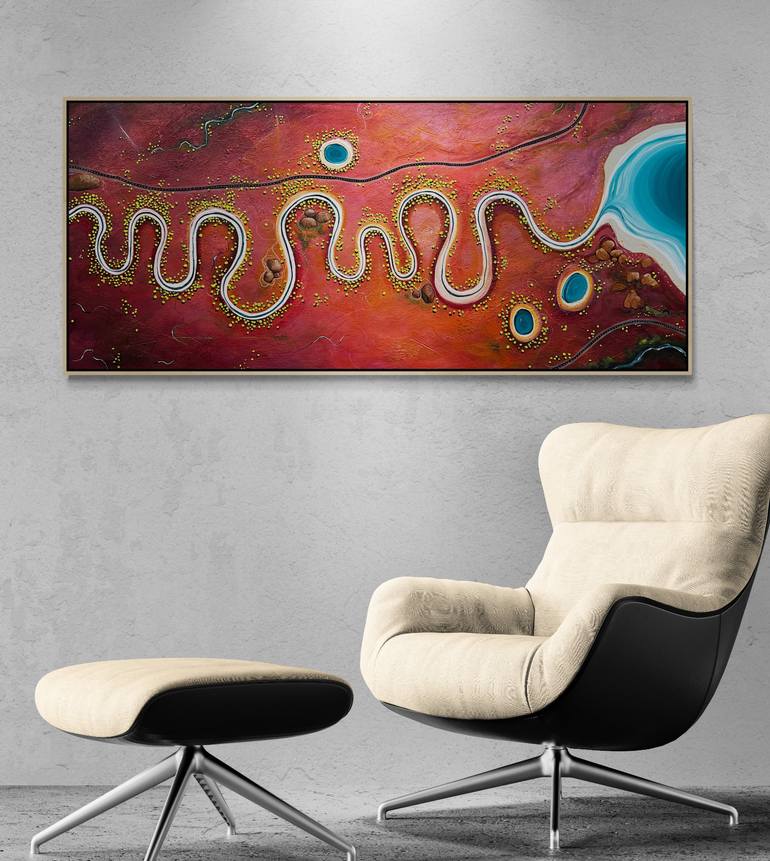 Original Abstract Landscape Painting by Tania Chanter