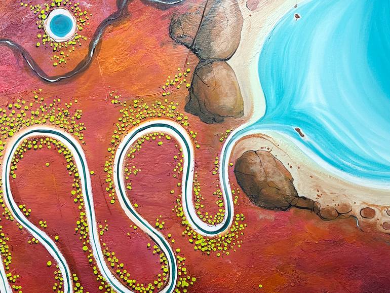 Original Abstract Landscape Painting by Tania Chanter