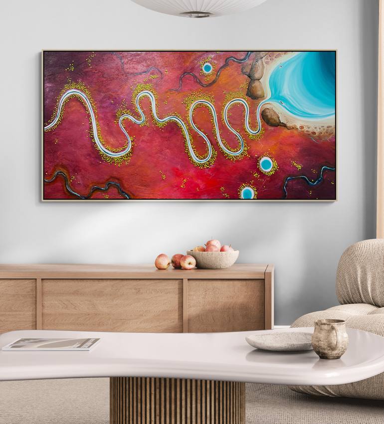 Original Abstract Landscape Painting by Tania Chanter