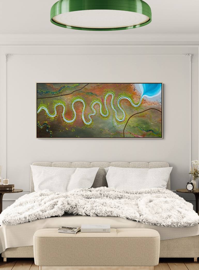 Original Abstract Landscape Painting by Tania Chanter