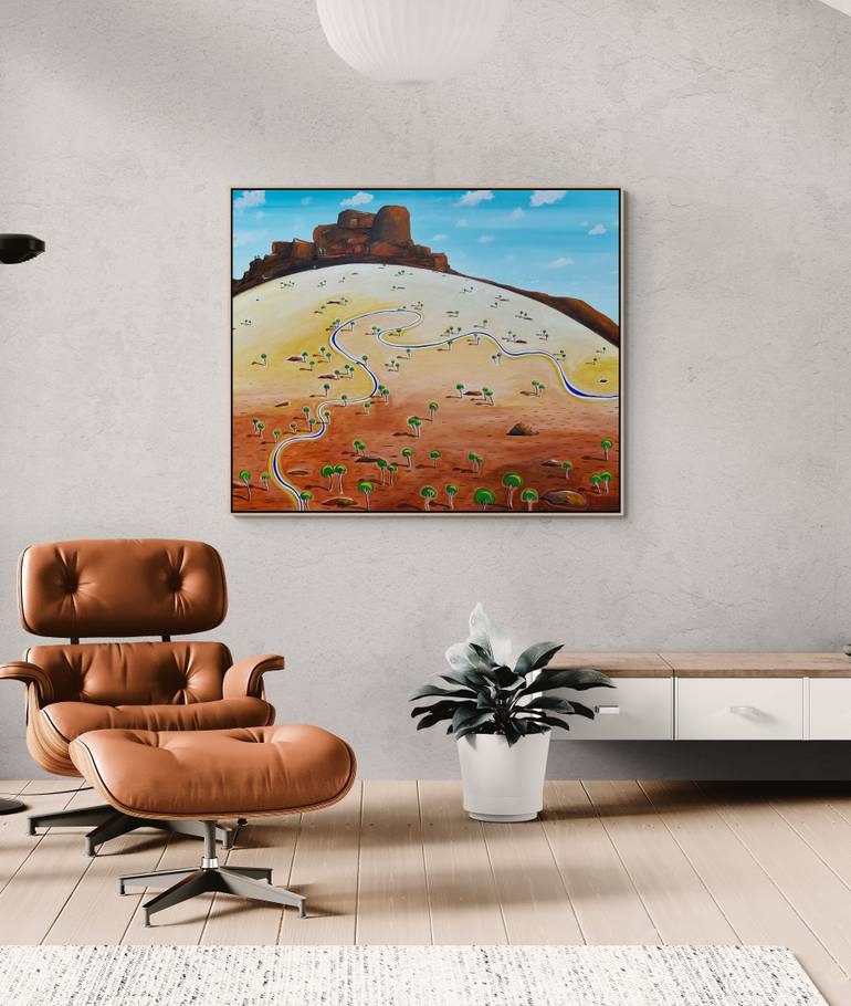 Original Abstract Landscape Painting by Tania Chanter