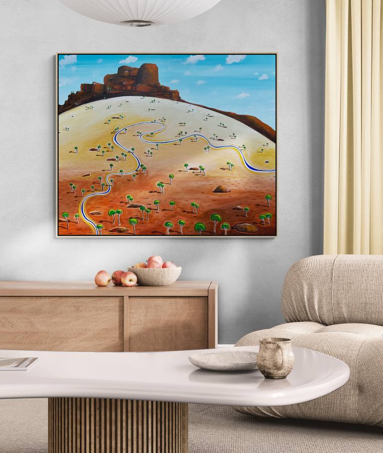 Original Abstract Landscape Painting by Tania Chanter