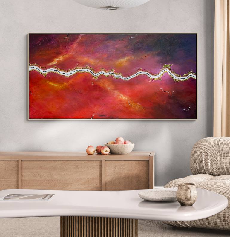 Original Abstract Landscape Painting by Tania Chanter