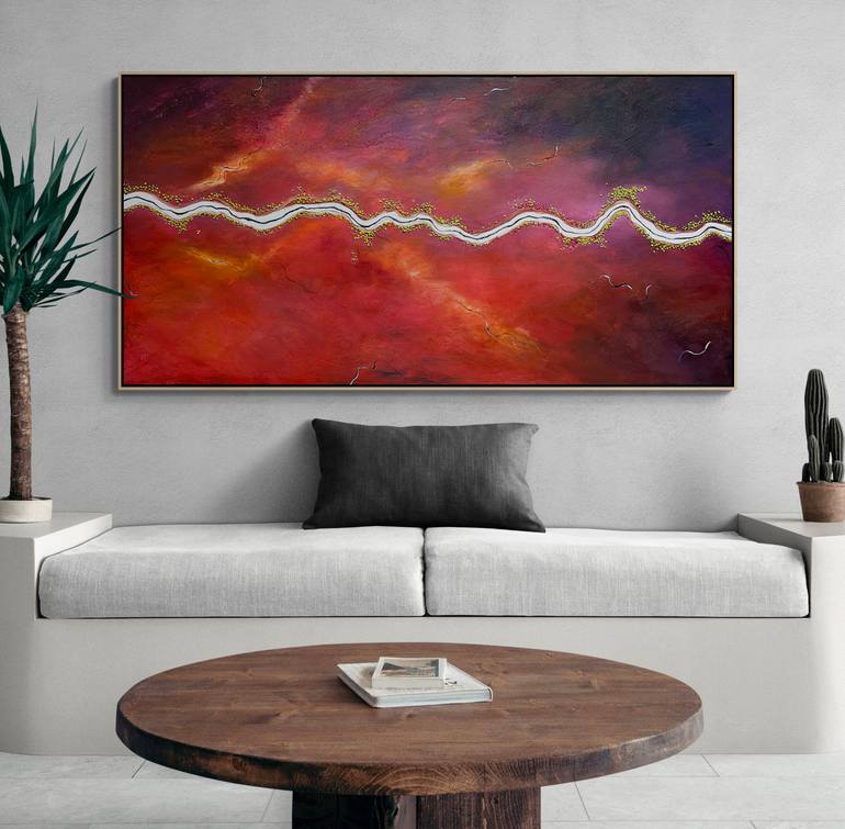 Original Abstract Landscape Painting by Tania Chanter