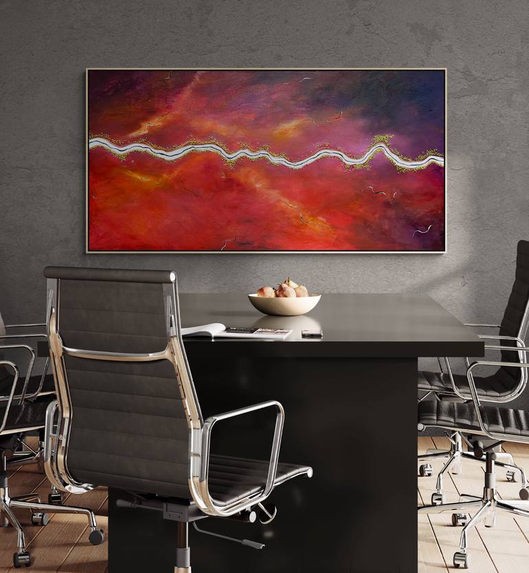Original Abstract Landscape Painting by Tania Chanter