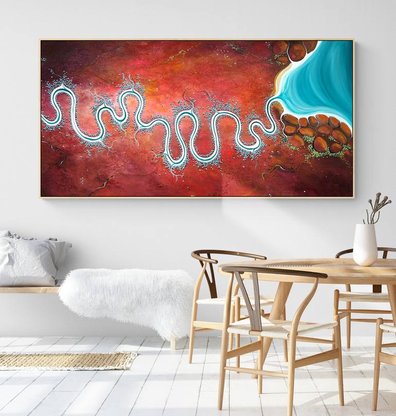 Original Abstract Landscape Painting by Tania Chanter