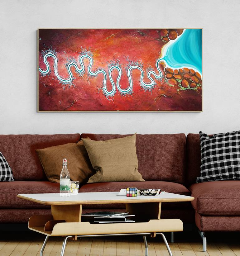 Original Abstract Landscape Painting by Tania Chanter