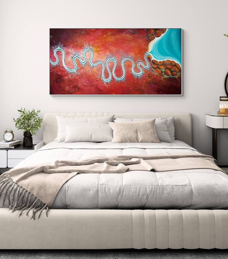 Original Abstract Landscape Painting by Tania Chanter