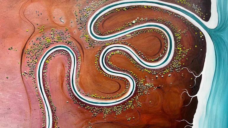 Original Abstract Landscape Painting by Tania Chanter