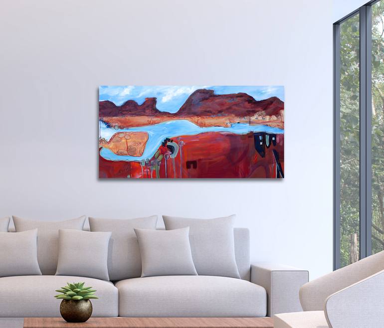 Original Abstract Landscape Painting by Tania Chanter