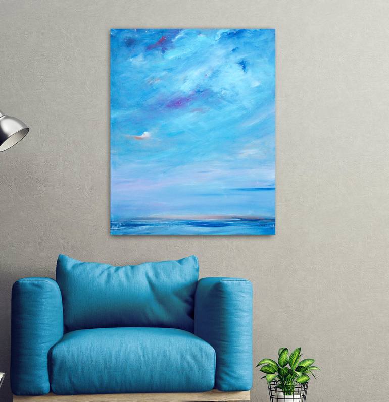 Original Abstract Seascape Painting by Tania Chanter