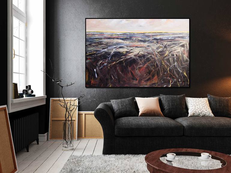 Original Abstract Landscape Painting by Tania Chanter