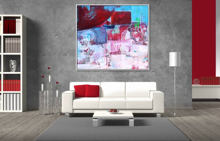 Original Abstract Expressionism Abstract Painting by Tania Chanter