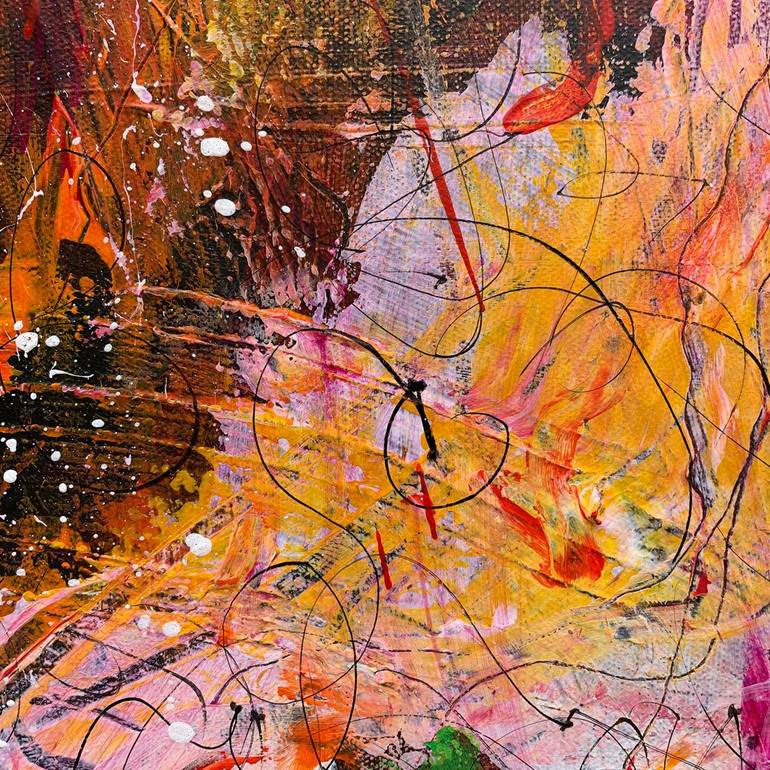 Original Abstract Expressionism Abstract Painting by Tania Chanter